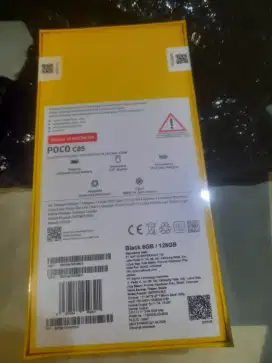Hp POCO C85 dari xoaimi RAM 6/128GB warna black