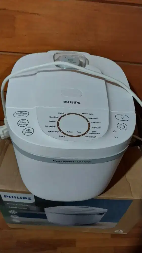 Rice cooker philips 16 menu masak garansi masih lama