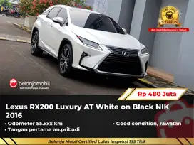 [ GARANSI 5TH ] Lexus RX200 RX 200 Luxury AT White on Black 2016/2017