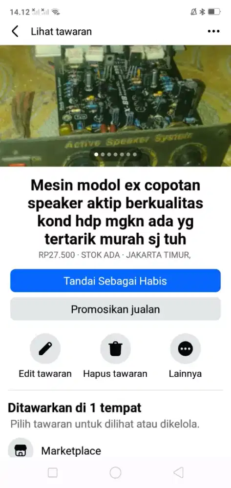 Modul mesin speaker aktip berkualitas kond hdp mgkn ada yg tertarik