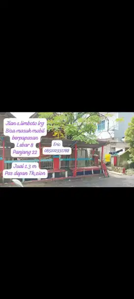 Rumah tua,jalanan depan sudah aspal
