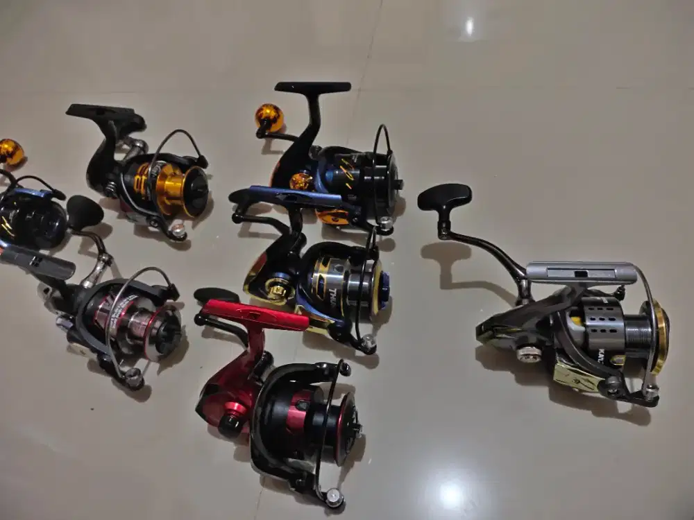 Katrol Pancing Reel 6000 Besi Smooth nyaring suara