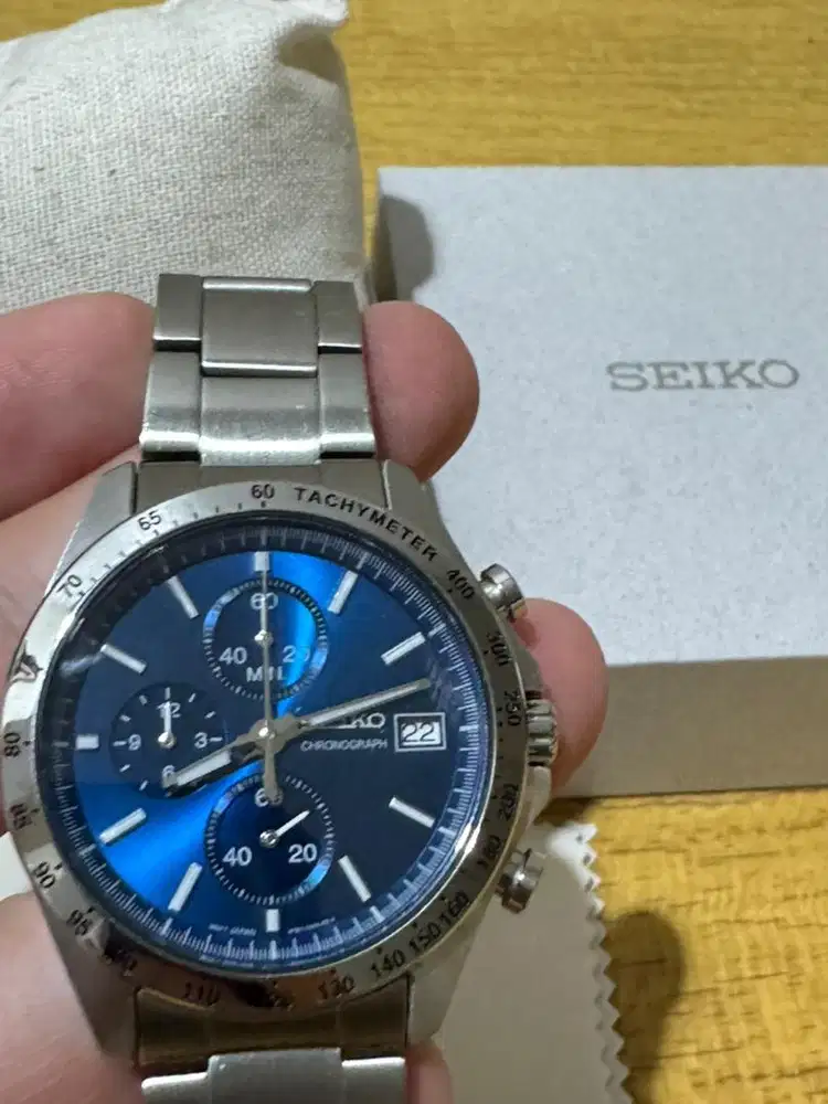 Jam Tangan Seiko Spirit Blue Men”s Watch SBTR023