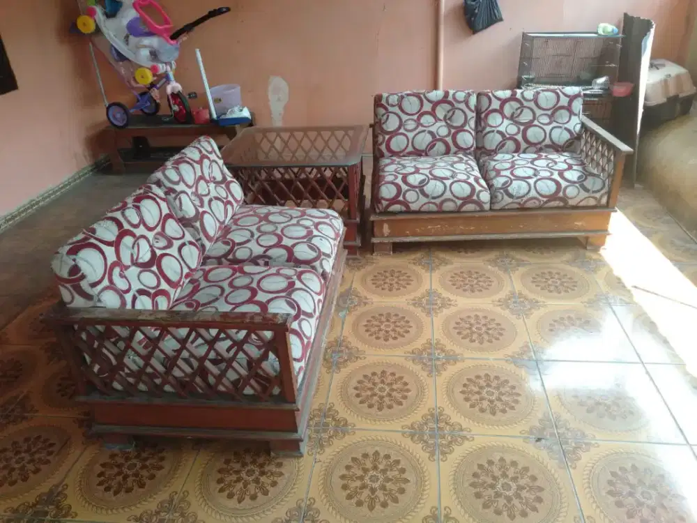 Jual meja kursi masih kayak pakai
