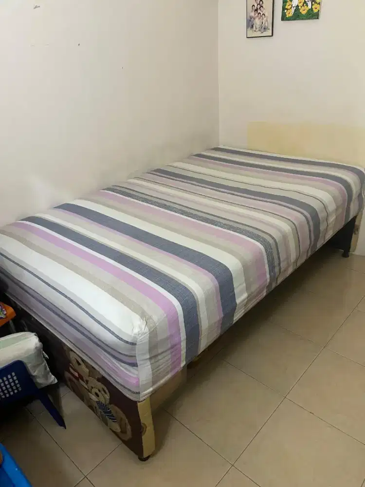 Spring Bed Kasur Atas saja 120 x 200 Tempat Tidur Smartland Springbed