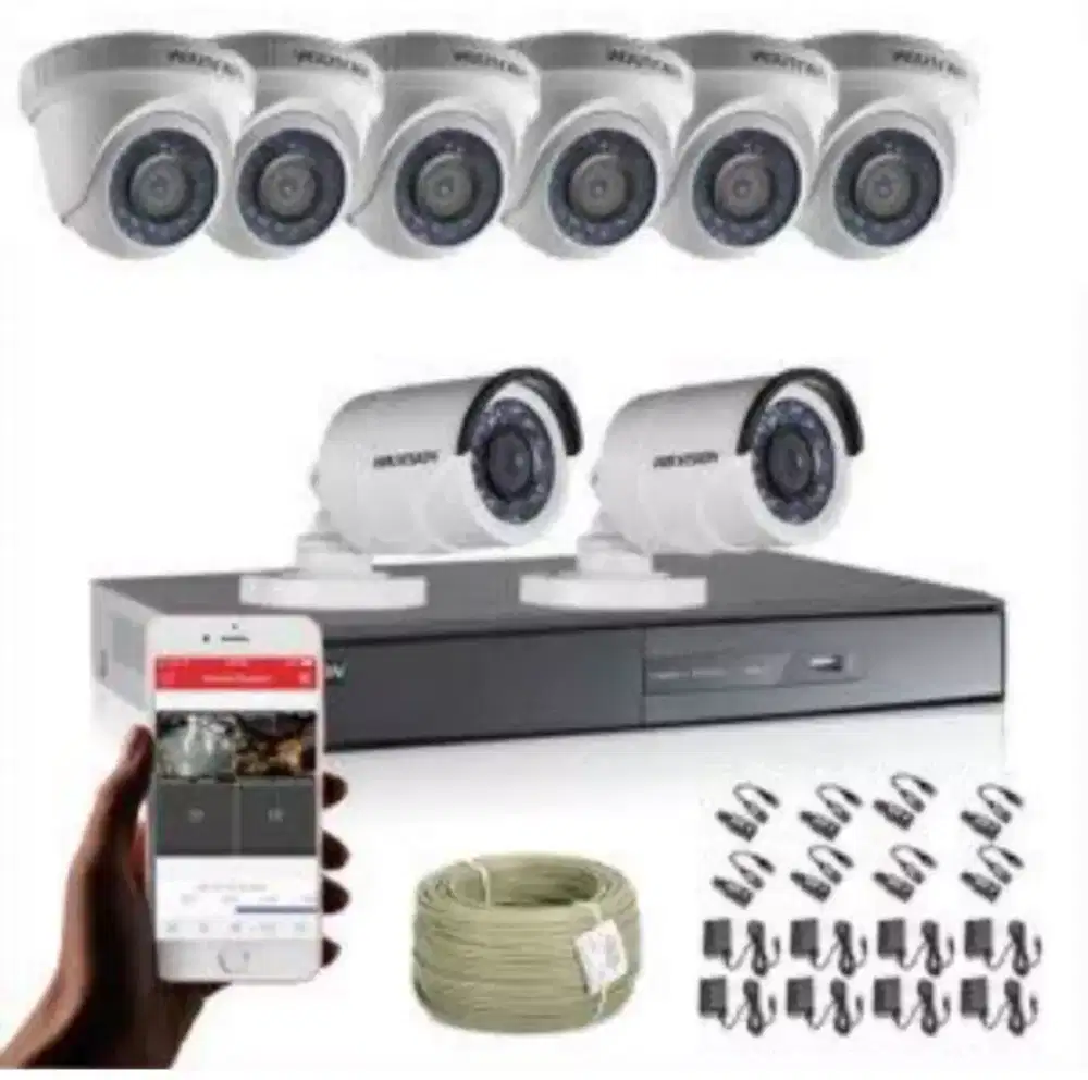 Agen pemasangan camera cctv 2mp 5mp lengkap pree instalasi pemasangan