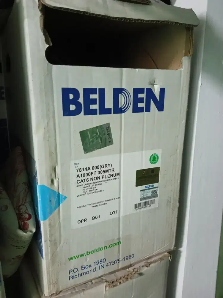 Kabel Belden Cat 6 UTP 7814A