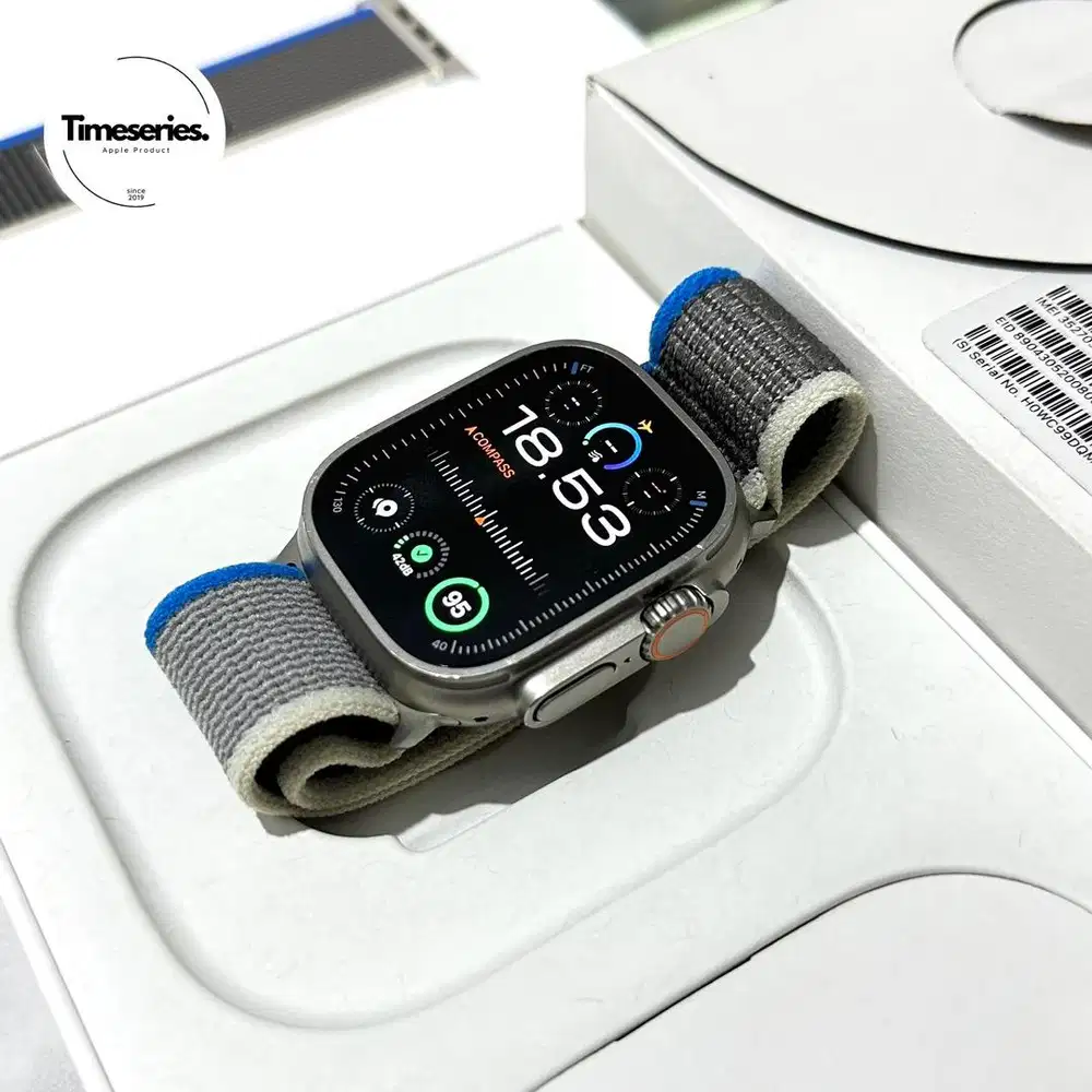 Apple Watch Ultra Gen 1 49mm Titanium Fullset Original