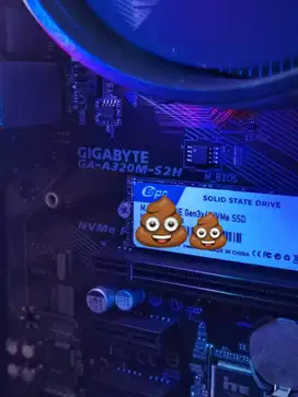 Motherboard Gigabyte A320M-S2H & Processor AMD Ryzen 3 2200G