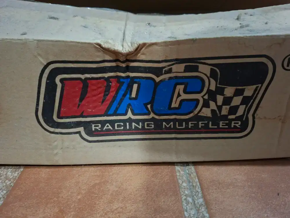 Jual knalpot original WRC second