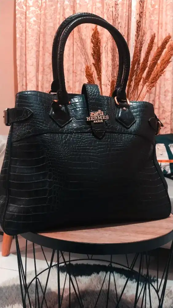Tas Preloved Birkin Crocro
