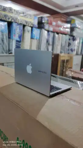 laptop advan workplus ryzen 7 fullset, mulus like new, batre masi awet