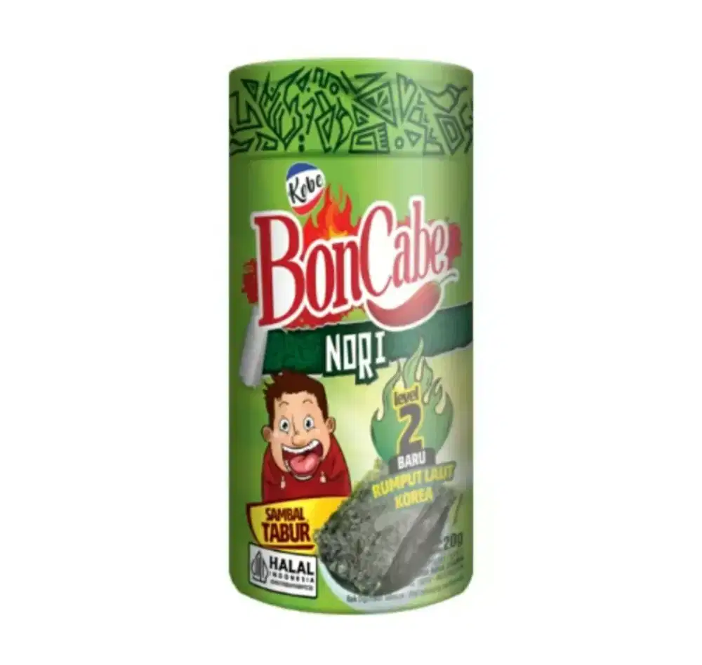 Kobe BonCabe Sambal Tabur Nori Level 2 Botol 20gr