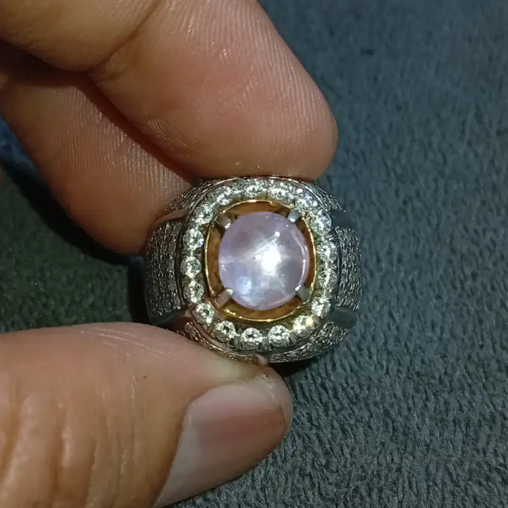 Natural Star Purple Sapphire Sri Lanka 5 ct no heat