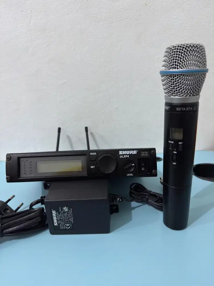 Wireless Shure ULXP24 + mic Shure Beta 87A
