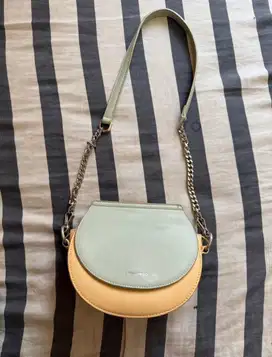 jual preloved tas urban and co warna kuning hijau