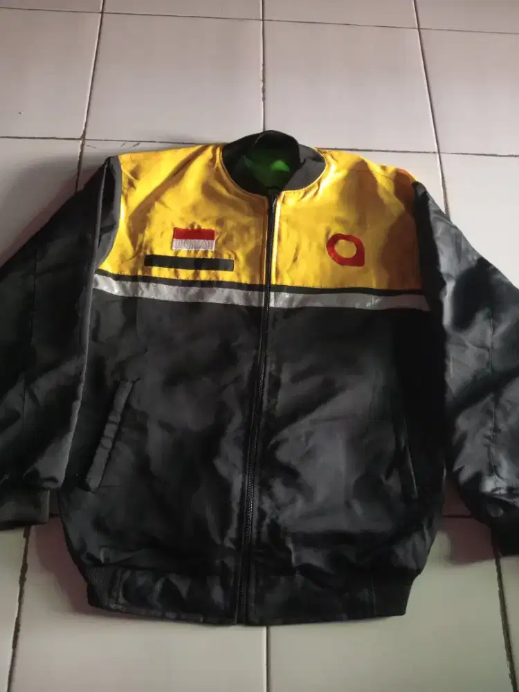Jaket bomber ojol max-indr bolak balik (XL)