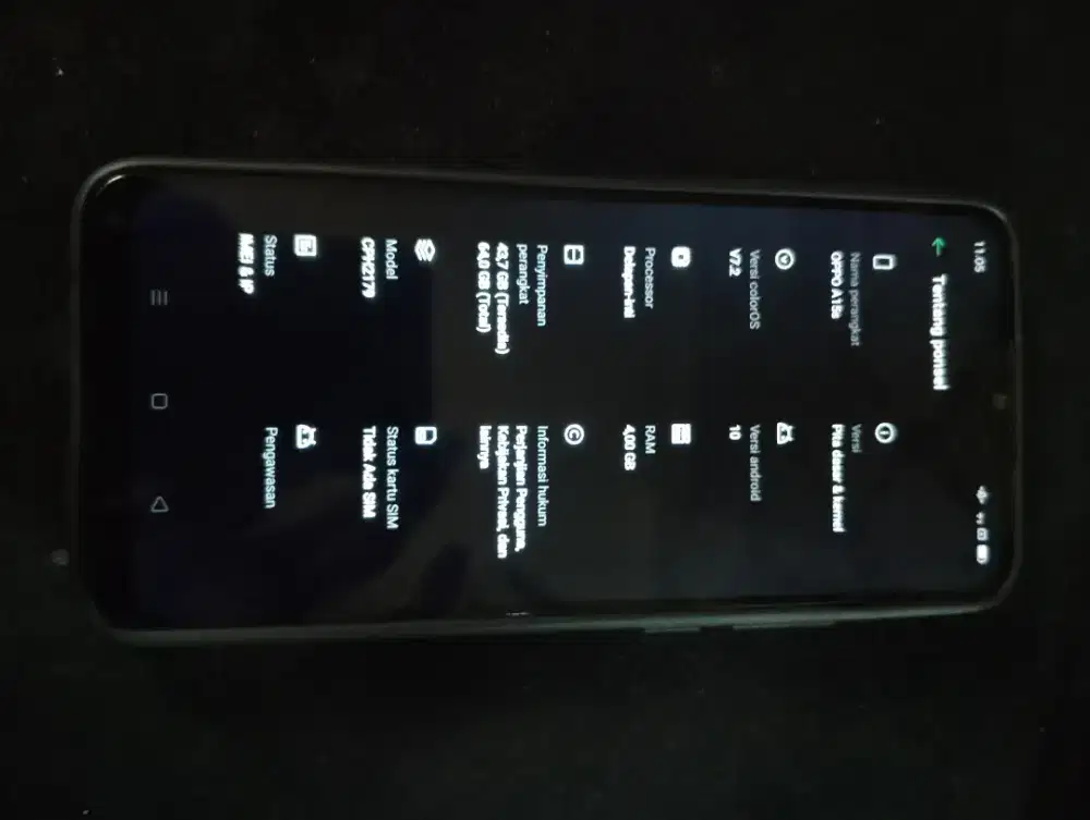 Oppo A15s istimewah