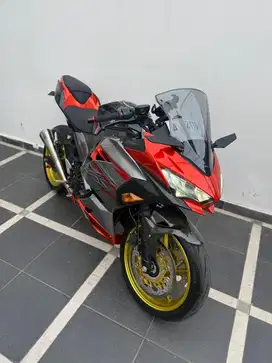 kawasaki new ninja 250 fi abs mdp orange modif (km 8rb perak)