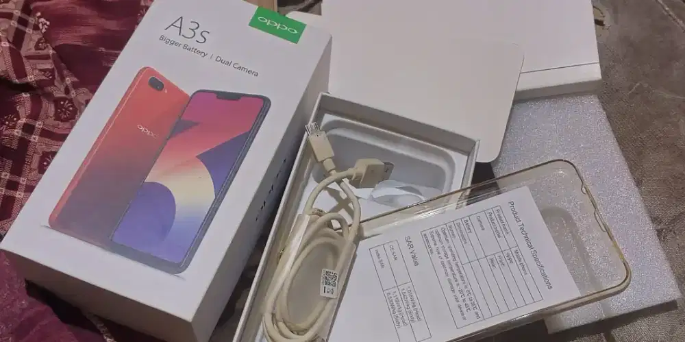 DIJUAL HP OPPO A3S 6/128 GB FULLSET NO MINUS ORIAN SEMUA