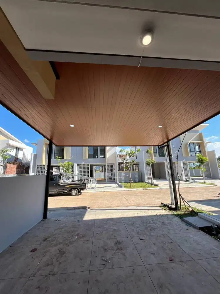 Kanopi premium Atap Alderon + Plafon PVC.