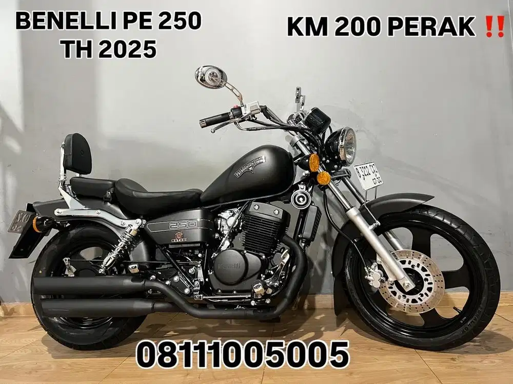 KM 200 PERAK KAYA BARU ‼️ BENELLI PE 250 TH 2025