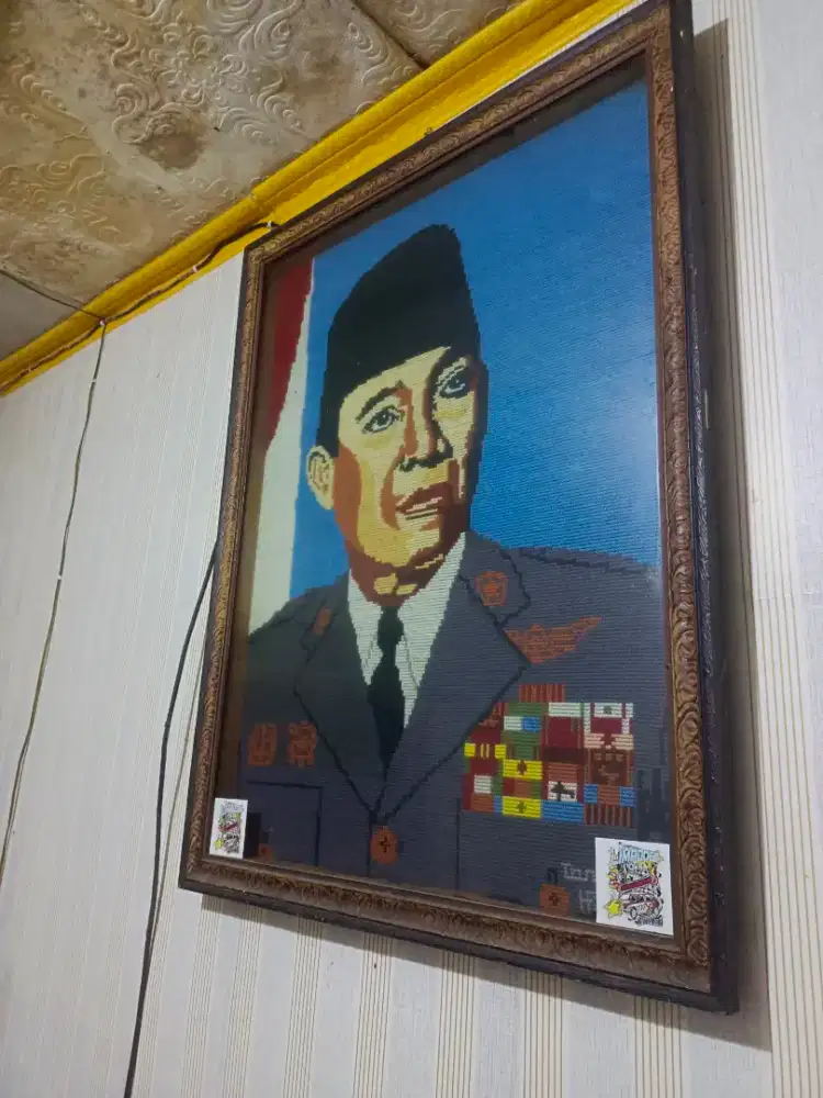 jual lukisan gambar presiden RI yg pertama Soekarno