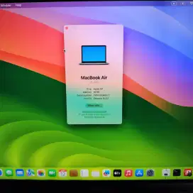 Macbook Air M1 layar 13 inch Ram 16 Ssd 512 Space Grey buat desain