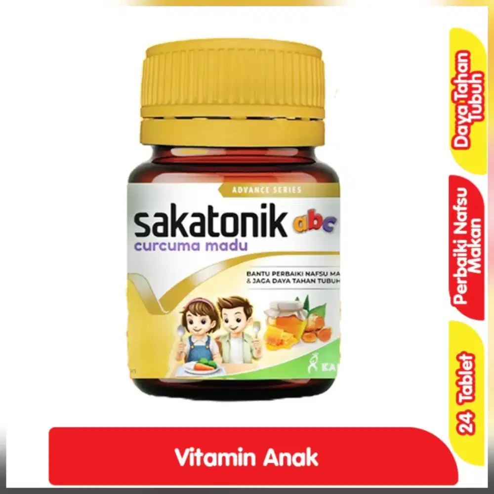 Sakatonik ABC Curcuma Madu, Vitamin Penambah Nafsu Makan Anak
