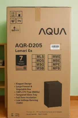 Jual Kulkas 1 Pintu Aqua Kondisi Bagus – Dingin Normal, Siap Pa