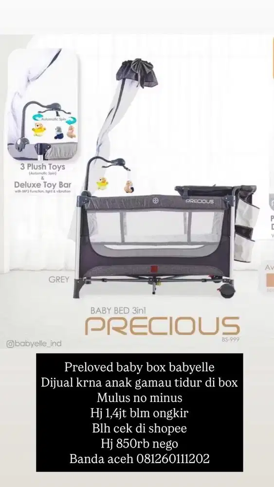 Box bayi new gajadi pake
