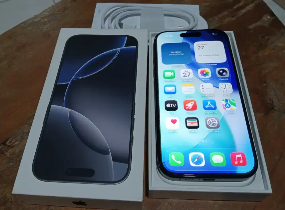 iPhone 16 promax 256GB black titanium ex iBox