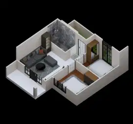 Rumah murah dekat undip strategis minimalis