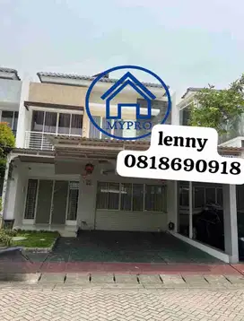 DISEWA RUMAH FURNISH  GOLFLAKE CLUSTER SAN LORENZO