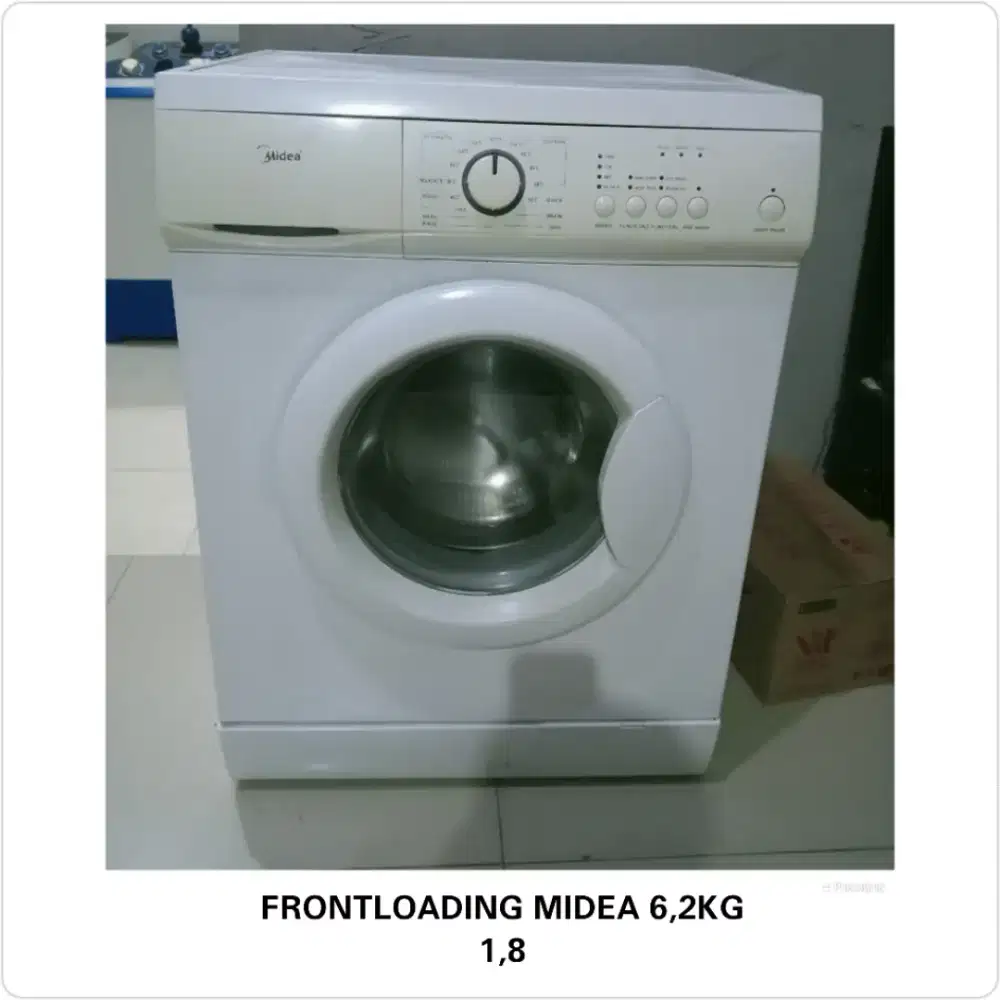 Mesin cuci Front loading Midea