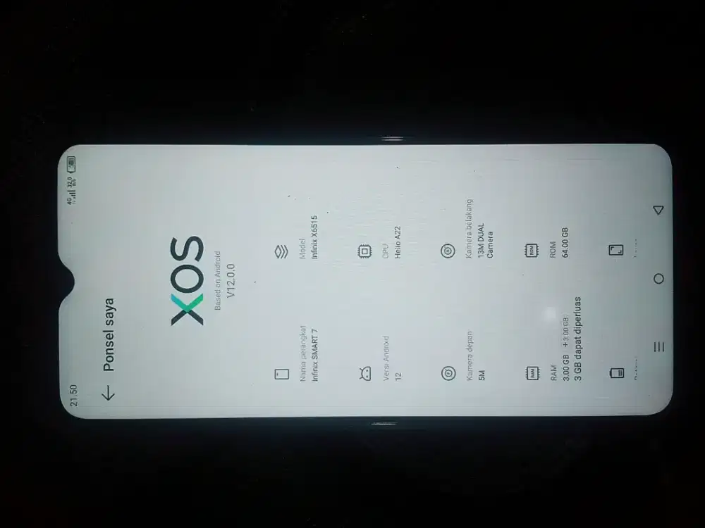 Infinix smart 7 3+3/64