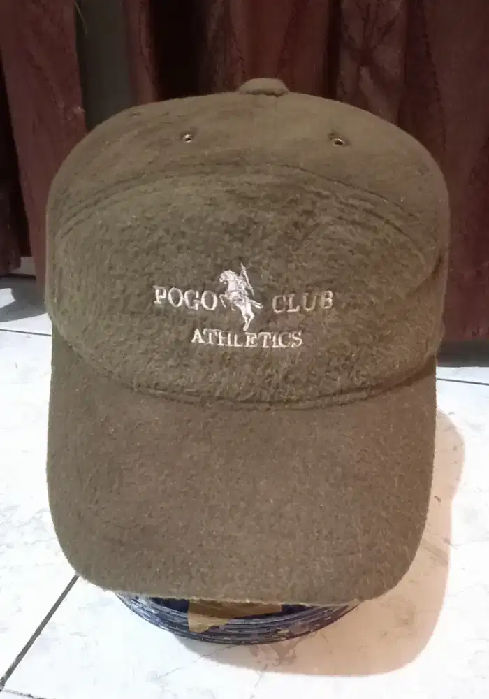 Topi Outdoor Earflap Pogo Sport Athletics Second Bahan Wool Tebal Army