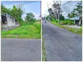 DIJUAL Tanah Hak Milik Luas 200m2 di Utara Pasar Rejodani, Ngaglik, Sleman