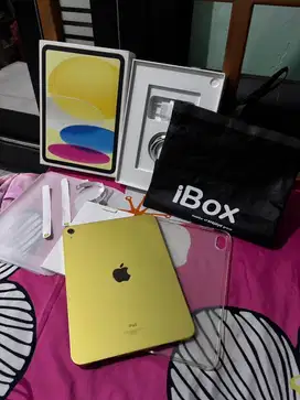 BANYAK BONUS iPad Gen 10 Yellow 64gb Wifi Only iBox PA/A GARANSI ON