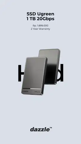 UGREEN SSD 20GBPS GARANSI 2 TAHUN