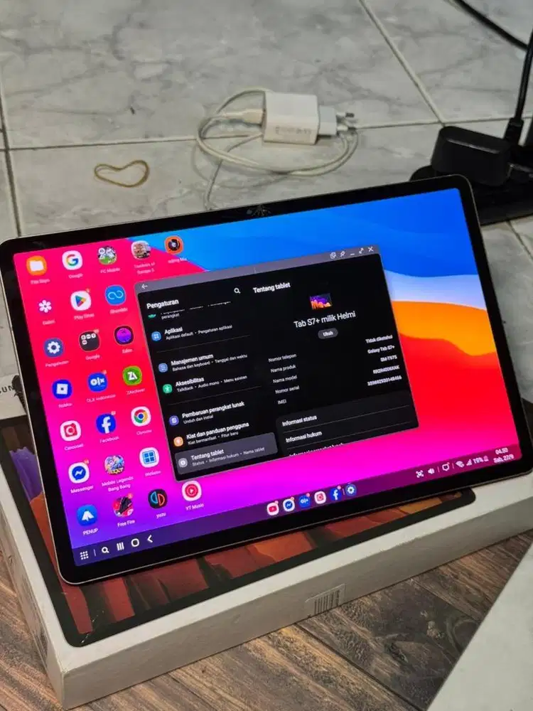 SAMSUNG TAB S7 PLUS 12/256gb murahhh