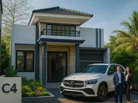 Hunian Modern Siap Huni Plafon 5 Meter di Bandulan Malang