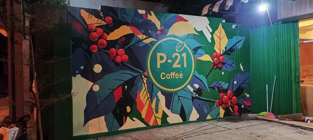 Mural lukis dinding
