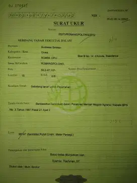 Jual Tanah siap Bangun