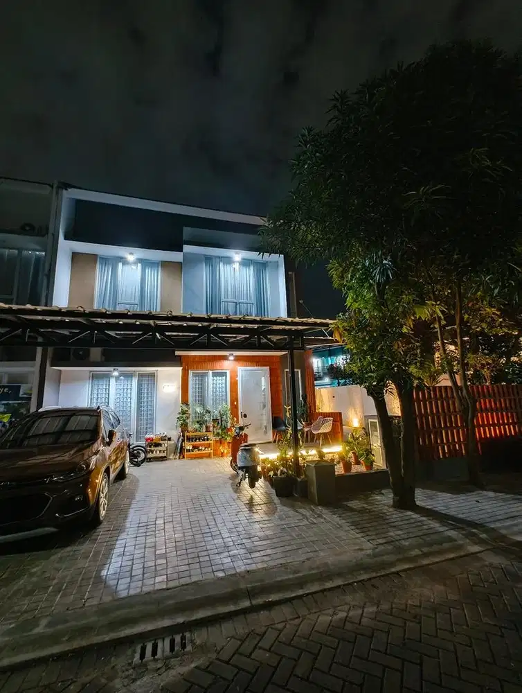 Rumah Modern Minimalis The Garden Serpong Jaya Siap Huni