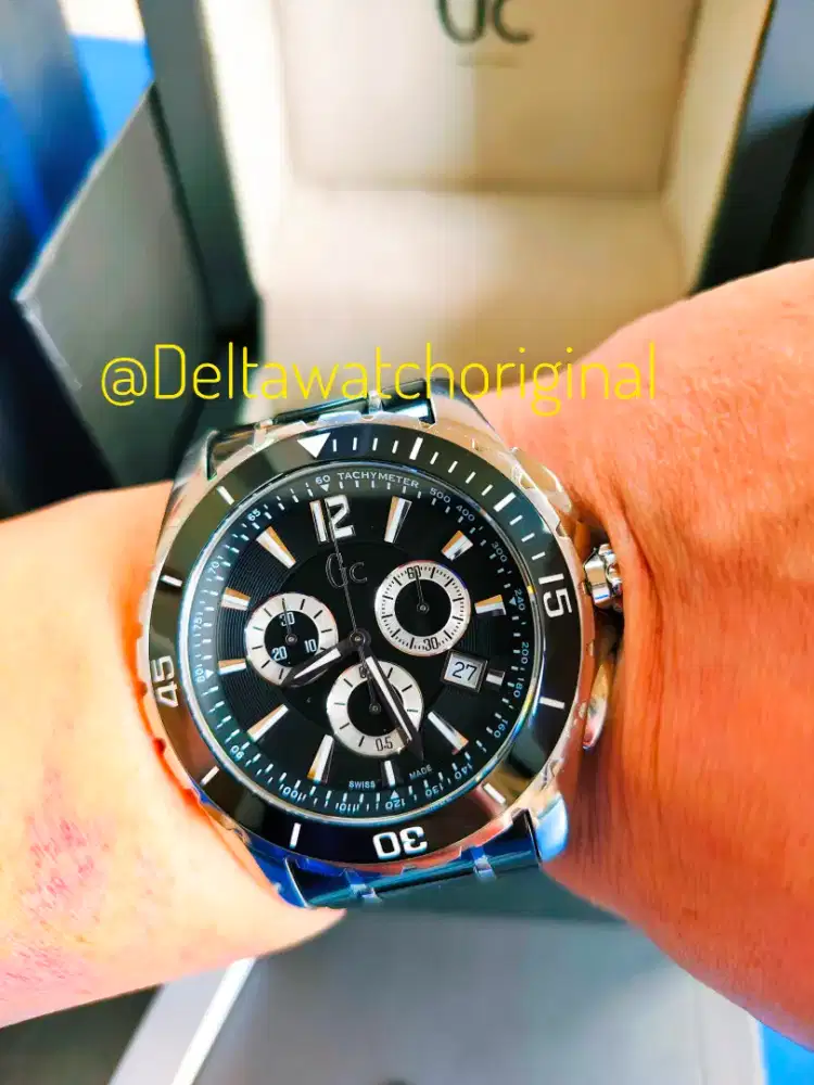 Guess Collection Gc X76002G2S Ceramic Sports Black Fullset Original