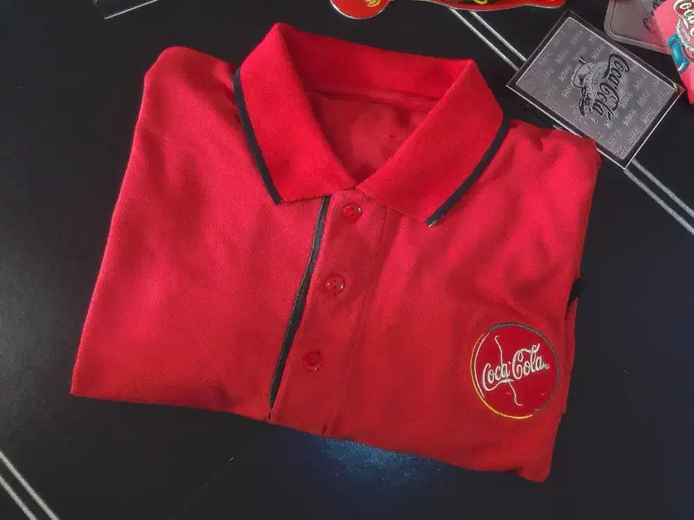 Kaos polo Coca cola