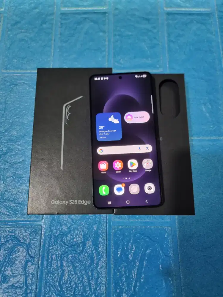 Samsung S25 Edge 5G 12/512gb Umur 3 Minggu Like New