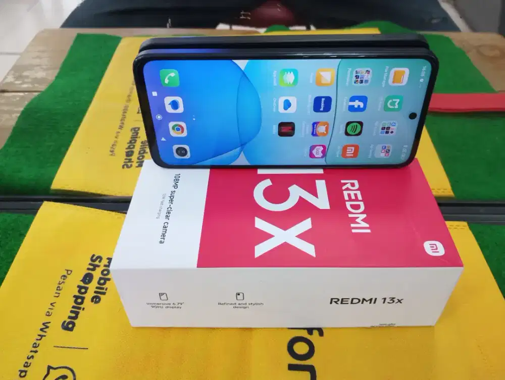 Redmi 13 X Ram 8/256 GB mulus no minus lengkap