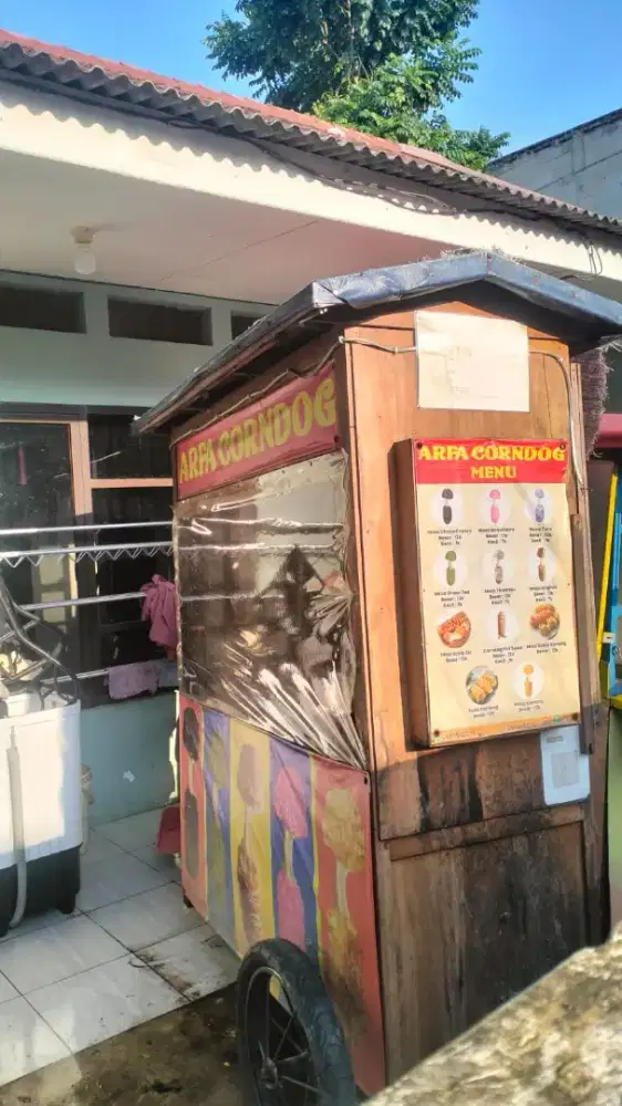 Gerobak kayu kokoh Murah